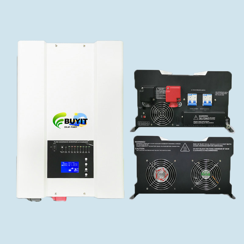 Power frequency solar inverter all in one