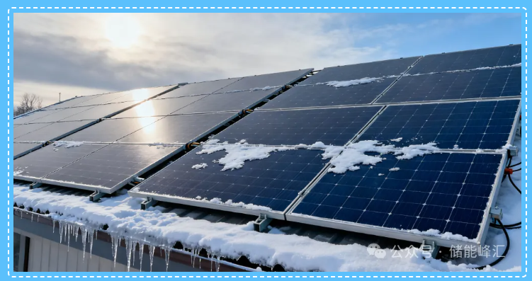 winter solar panels